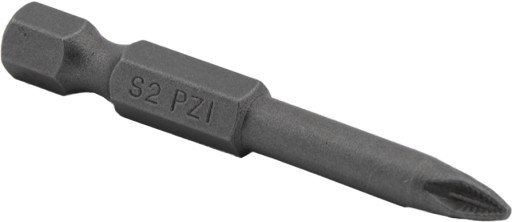 BIT GROT PŁASKI KOŃCÓWKA PZ 1 x 50mm stal PZ1 1X50