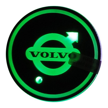 ŚWIATŁA LED LOGO PODKŁADKA VOLVO RZUTNIK RGB MULTI