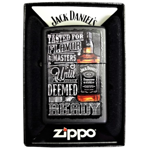 Zapalniczka ZIPPO Jack Daniels Black Matte