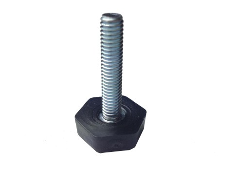 Stopka poziomująca talerzowa sześciokąt 20mm M8x30