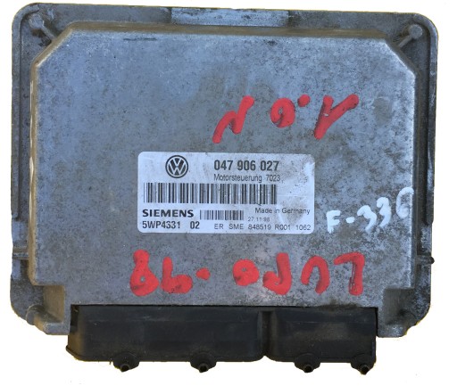 ECU VW LUPO 1.0 047906027 5WP4331 02