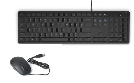 ZESTAW Dell klawiatura+mysz KB216 MS-111 PL Black