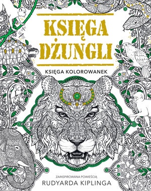 Kolorowanka antystres Księga dżungli Kipling