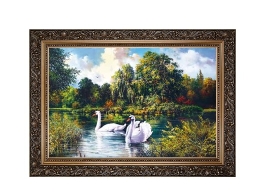 78x52cm Obrazy w Ramie złota biała srebrna Prezent