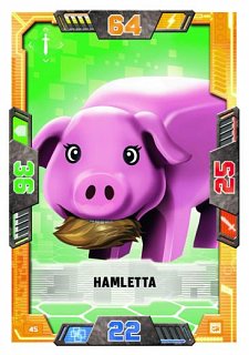 karta nr 45 Hamletta lego nexo knights 2