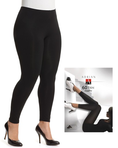 Legginsy dla puszystej Duże XXXL 5/6 biodra 152 cm