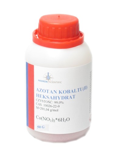 AZOTAN KOBALTU 6 HYDRAT - 50g - TYLKO DLA FIRM