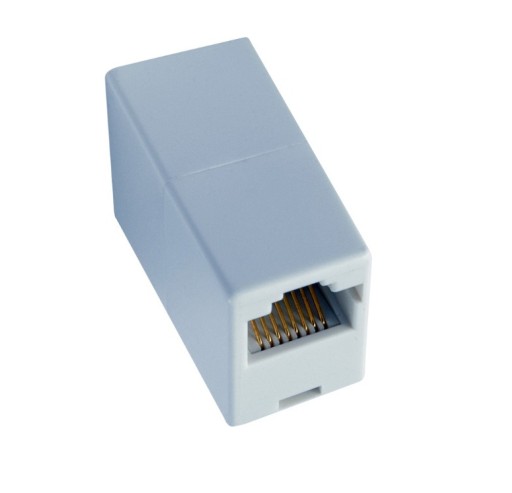 Gniazdo podwójne łącznik adapter 8p8c RJ45