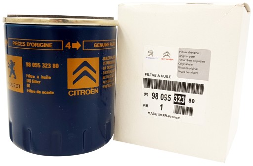 OE 9809532380 filtr oleju 2.0 2.2 BlueHDI ORG