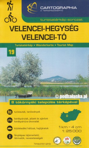 Jezioro Velence - Węgry mapa