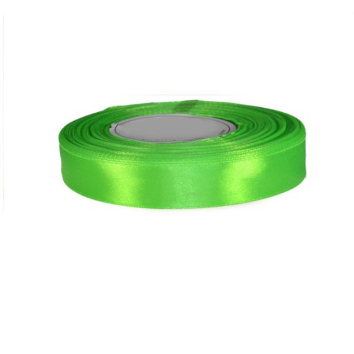 Tasiemka satynowa 12mm 32mb JASNO ZIELONY 8074