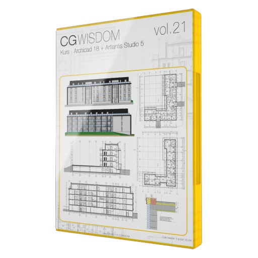 KURS - ARCHICAD - PROJEKT BUDYNKU WIELORODZINNEGO