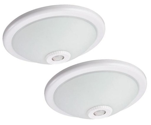 2x oprawa plafon z czujnikiem ruchu 360st LED 2x40