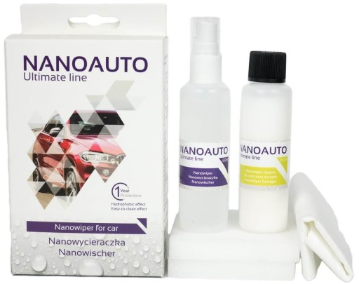 NANOAUTO powłoka do szyb NANO wycieraczka 100ml