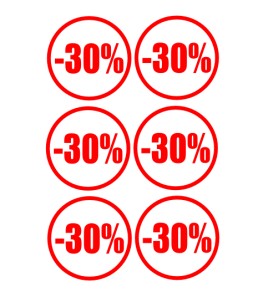 naklejki CYFRY -50% 14cm sale wyprzedaż litery