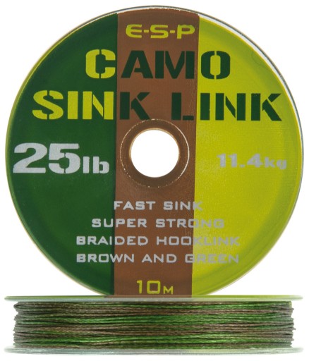 NOWOŚĆ ESP DRENNAN CAMO SINK LINK BROWN GREEN 15lb