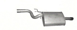 Tłumik końcowy BMW E39 poj.2,0+2,5 95-98r.