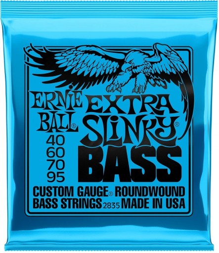 Struny do gitary basowej 4-strun Ernie Ball 2835