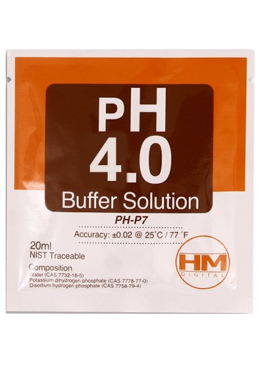 Bufor 20 ml. pH7 lub pH4 - kalibracja miernika pH.