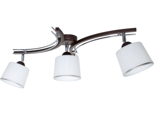 Elegancka LAMPA WISZĄCA SUFITOWA PLAFON LED 3x60W