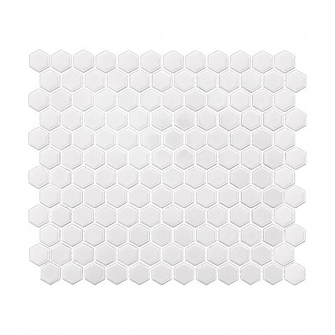 Mozaika DUNIN MOZAIKI MINI HEXAGON WHITE