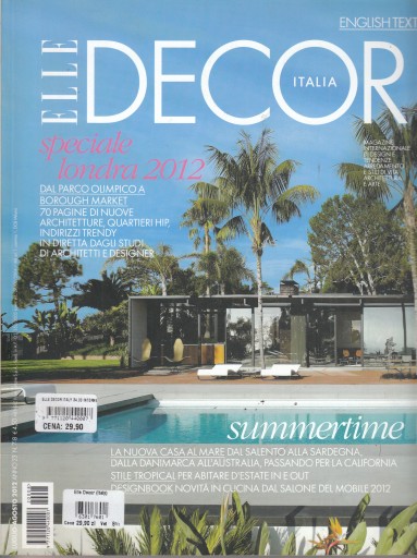 ELLE DECOR 7-8/2012 ITALIA