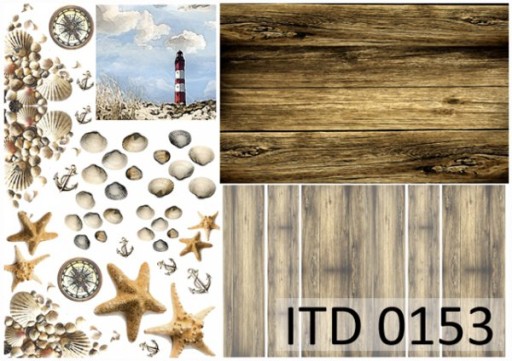 Papier do decoupage KLASYCZNY A4 D0153M