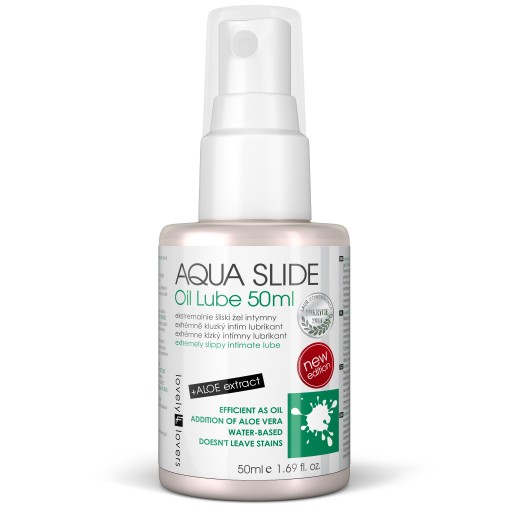 LL AQUA SLIDE Oil Lube - ŚLISKI JAK OLEJEK + Aloes