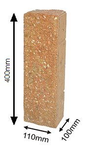 PALISADA Łupana 40 cm OBRZEŻE BETONOWE