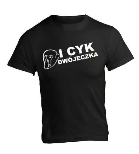 KOSZULKA męska I CYK DWÓJECZKA ROZ. S-5XL TU 5XL