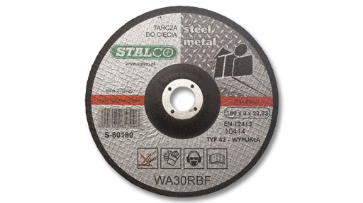 TARCZA DO CIĘCIA METALU WYPUKŁA 125x3,0x22 STALCO