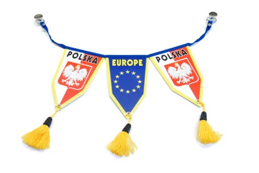 PROPORCZYK zestaw 3 proporczyków POLSKA EUROPE TIR