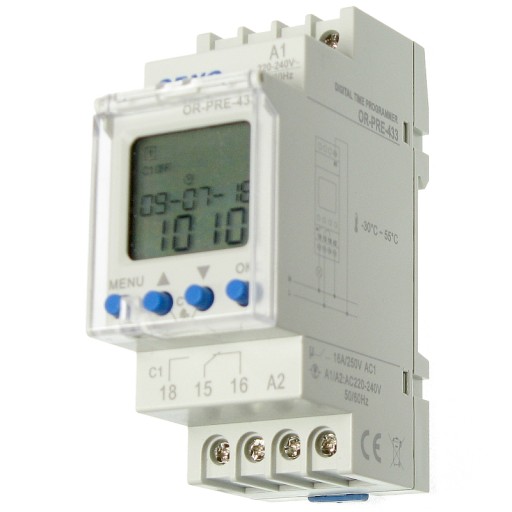 ELEKTRONICZNY PROGRAMATOR CZASOWY OR-PRE-433 TIMER