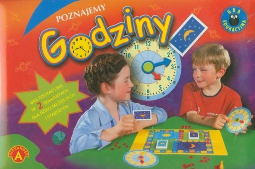 Poznajemy godziny gr edukacyjna zegar zabawa