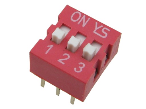 Przełącznik DIP switch x3 (6 pin) /2256