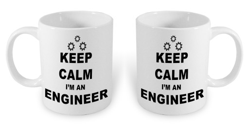 DUŻY KUBEK 550ml KEEP CALM I'M AN ENGINEER