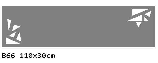 bieżnik obrus mata filcowy filcowa filc B66 110x30