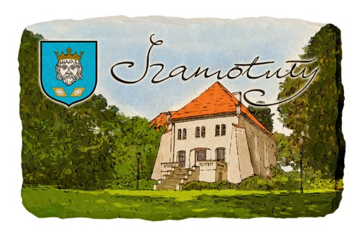 Magnes na lodówkę kamień pamiątka SZAMOTUŁY 396