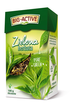 Herbata Liściasta Zielona PurGreen 100g Big-Active