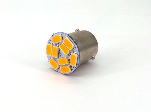 LED BAU15S 12V 4.5W CANBUS, PY21W, pomarańczowa