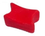 ZNACZNIK 1-CZ ŁAŃCUCHA KOTWICZNEGO 8 MM CZERWONY