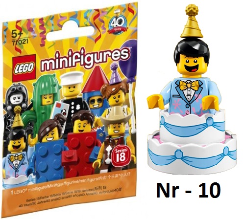 LEGO 71021 MINIFIGURES FACET CIASTO NR 10 KOSZALIN