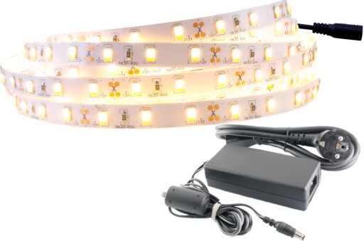 Oświetlenie LED kuchni 5630 300D biała CIEPŁA 2.5m