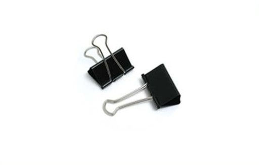KLIP BIUROWY 51 MM IDEST BINDER CLIP CZARNY 12 SZT