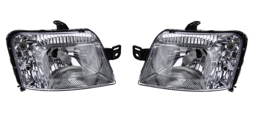 REFLEKTOR LAMPA PRZÓD FIAT PANDA 03-09 KOMPLET L+P