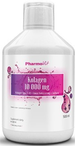 KOLAGEN 10000 mg 500 ml KWAS HIALURONOWY BIOTYNA !