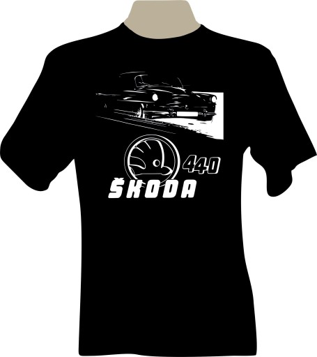 KOSZULKA T-shirt z nadrukiem dla fana SKODA 440