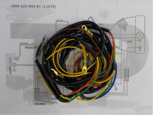 INSTALACJA ELEKTRYCZNA WIĄZKA WSK 125 B1