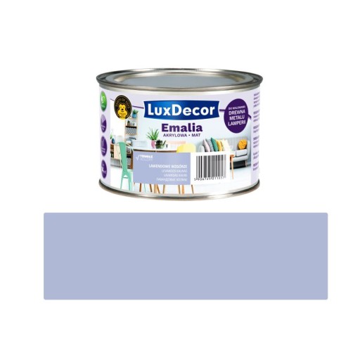 Emalia Luxdecor MAT 0,4l LAWENDOWE WZGÓRZE