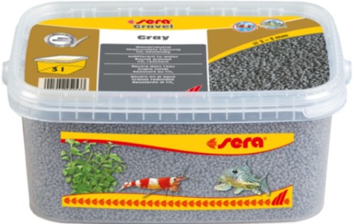 Sera Gravel Gray Żwirek do akwarium szary 3L